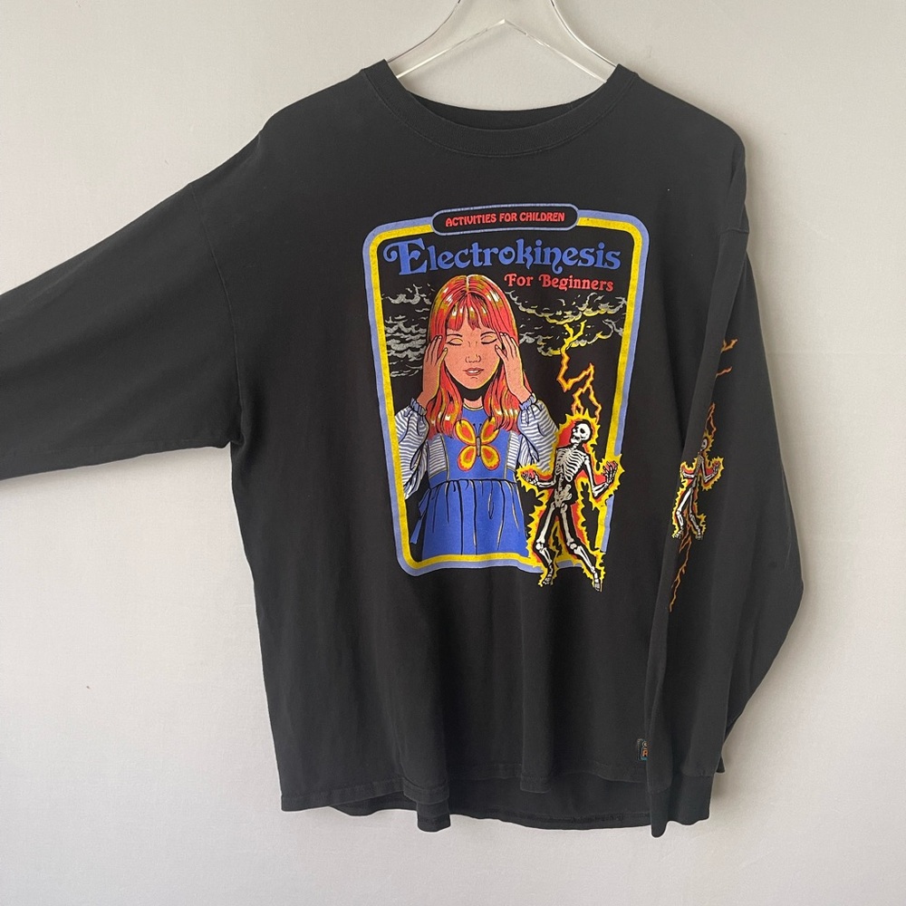 Steven Rhodes "Electrokinesis For Beginners" long-sleeve t-shirt‎